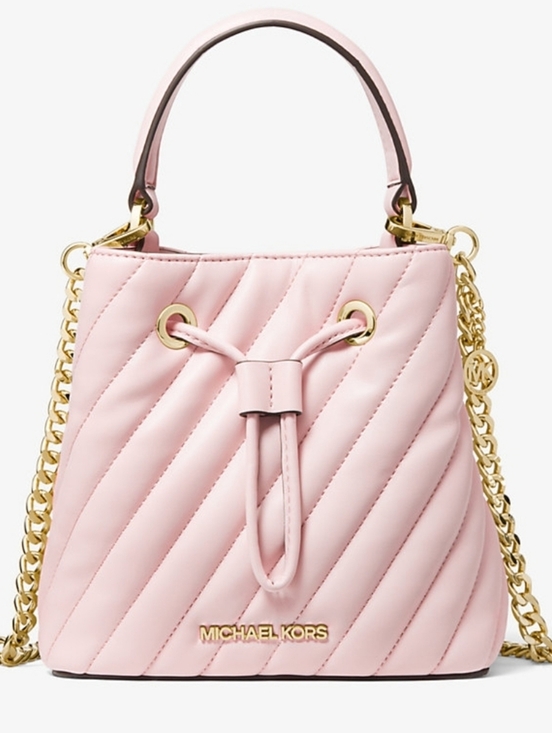 Michael Kors Handbags - Michael Kors Suri Small Quilted Crossbody Bag in Pink
